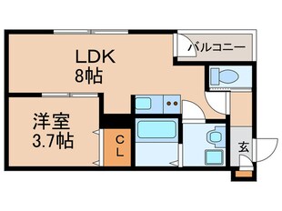 H-Maison加美正覚寺Ⅹの物件間取画像